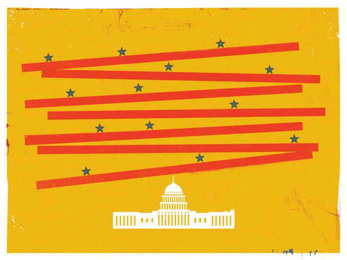 NBC - Meet The Press Illustrations - The Heads of State