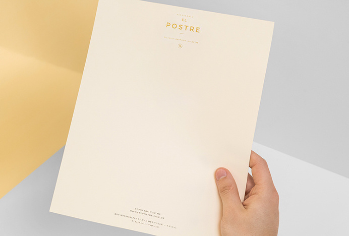 El Postre by Anagrama #branding #stationery