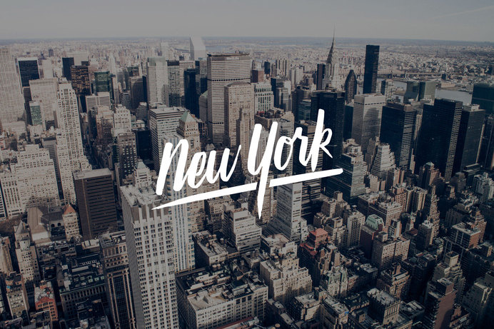 New York City #calligraphy #photography #written #brush #pen #hand #typography