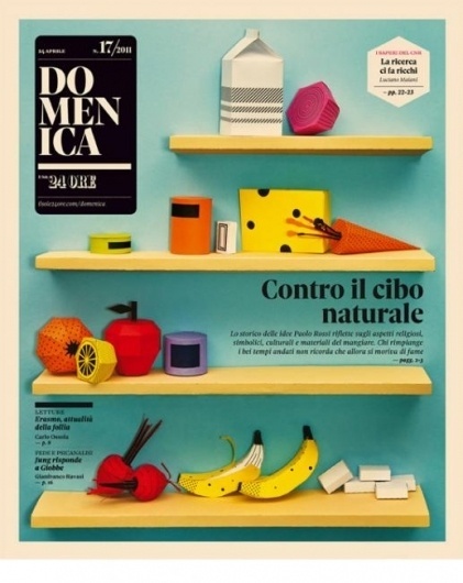 Natural Food - Coverjunkie.com #cover #print #domenica #magazine