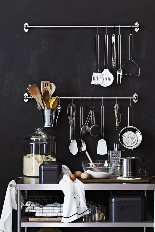 black, like i take my coffee / sfgirlbybay #interior #design #decor #kitchen #deco #decoration