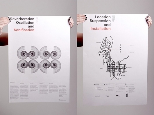 Sonification Posters | Gridness #grid #print #design #poster