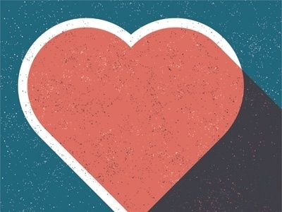 Dribbble - Have a heart. by Northcoast Zeitgeist #heart #overprint