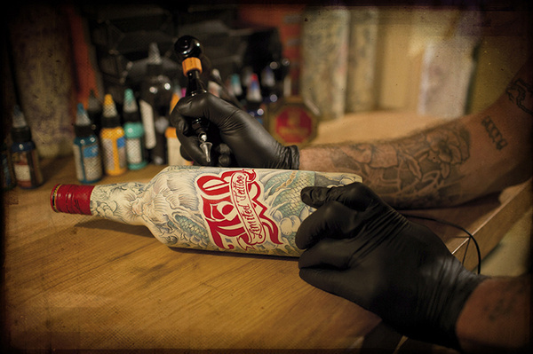 Tattoo Whisky Bottle #tattoo #photography #whisky