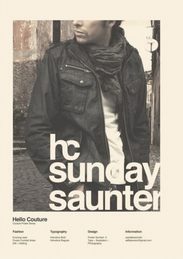 WANKEN - The Blog of Shelby White » Hello Couture #typography #hello #couture #layout #fashion