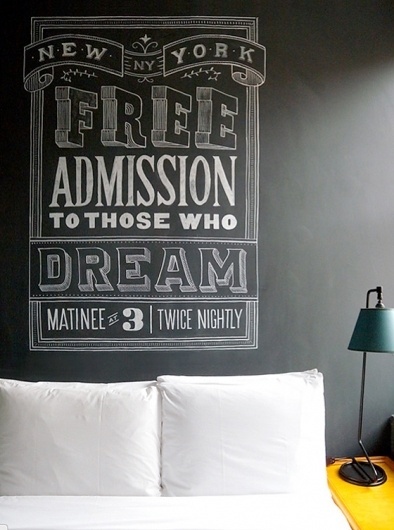 Stunning Chalk Lettering by Dana Tanamachi | THEE BLOG #frame #white #classic #black #ticket #type #grey