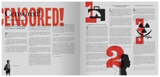 Project Censored | Andy Mangold #mangold #andy #design #typography
