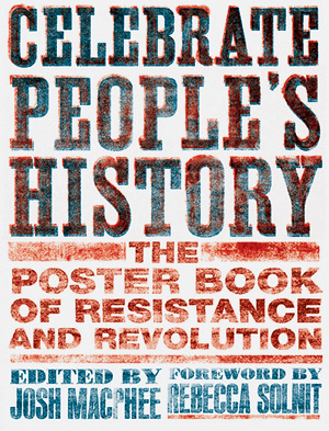 Celebrate Peoples History book cover #print #letterpress #screen #poster #typography