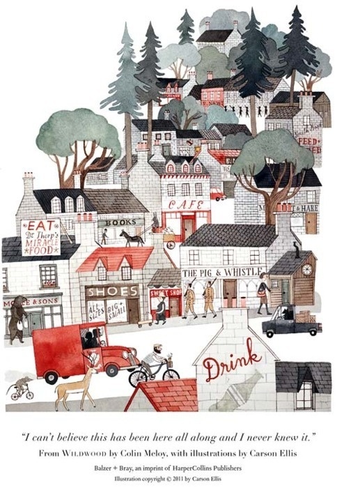 Wyniki Szukania w Grafice Google dla http://25.media.tumblr.com/tumblr_lfa1wmtvbq1qbog54o1_500.jpg #house #carson #wildwood #town #illustration