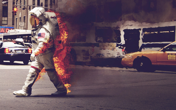 '6th Avenue' print coming soon | Flickr Photo Sharing! #astronaut #surreal #surrealism