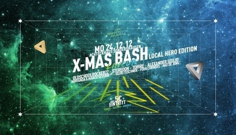 X-Mas Bash #universe #disco #astronaut #flyer #astronomy #space #party