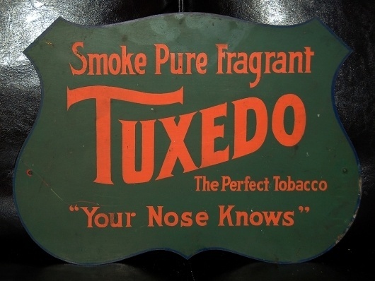 All sizes | Your Nose Knows [this was chocolate-flavored tobacco from the turn of the last century | Flickr - Photo Sharing! #sign #vintage #typography