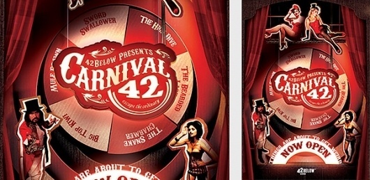 The Carnival 42 Project | Top Design Magazine - Web Design and Digital Content #carnival #poster
