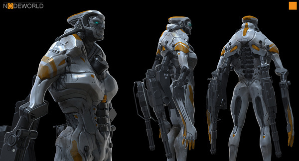 Node Dude 2 by fightpunch on deviantART #robot