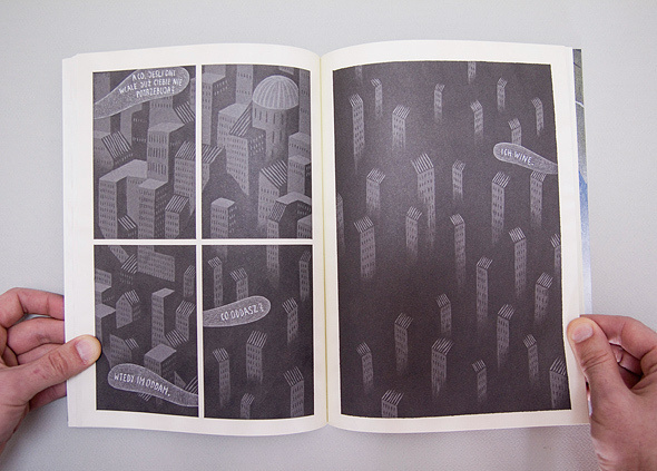 Reprobus ~ Lupus Libri Blog o ładnych książkach i fajnych komiksach #city #book #comic #illustration #blocks