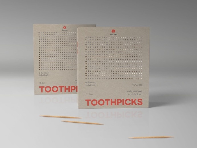 a thousand toothpicks - grab . the . eye . | design — visual communication #branding #packaging #box #toothpicks #perforated