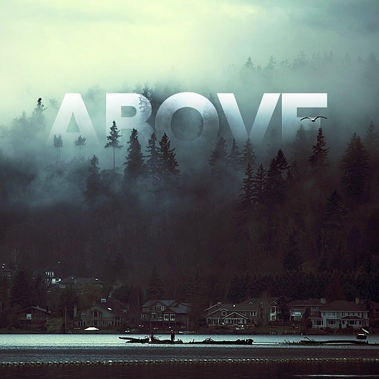 Above #water #boats #houses #trees #typography