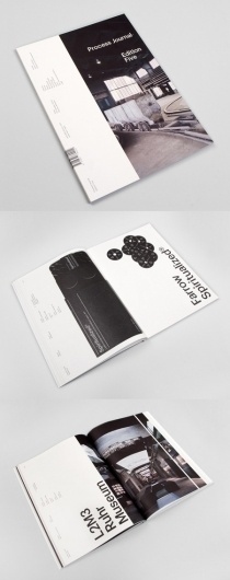 Process Journal Edition 5 | AisleOne #design #graphic #book #cover #layout #typography