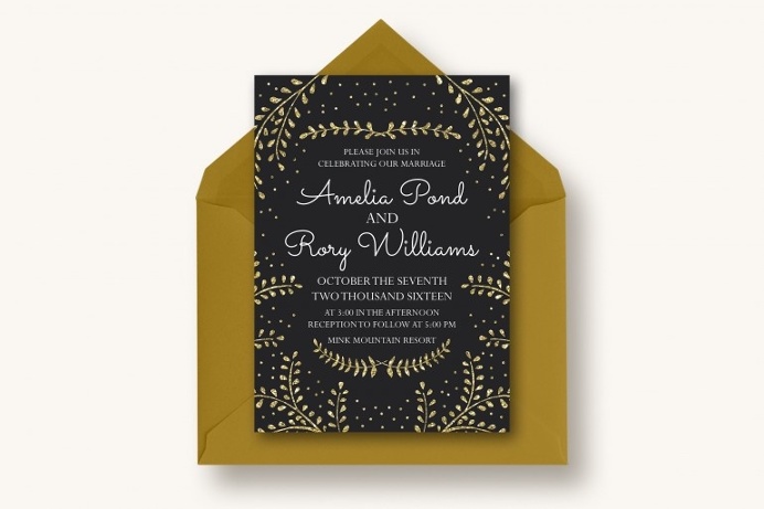 New Years Wedding Invitation Suite