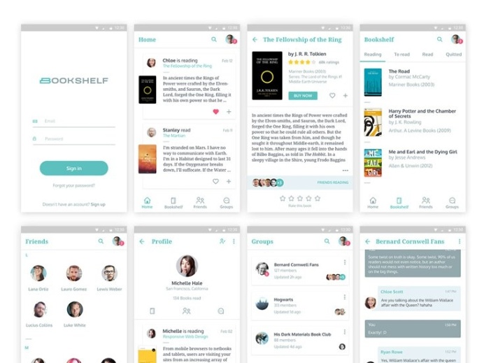 Bookshelf UI Kit