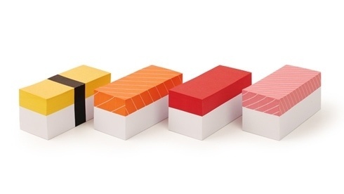 Sushi Memo Pads - My Modern Metropolis #sushi #notepads #post #its