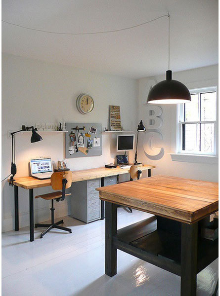 Inspirasi Ruang Kerja via www.mr cup.com #office #workspace