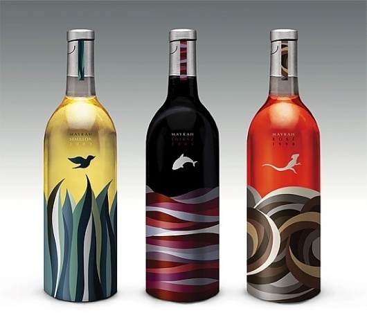 Mayrah Wine on the Behance Network #packaging #design #wine #product #bottles #mayrah