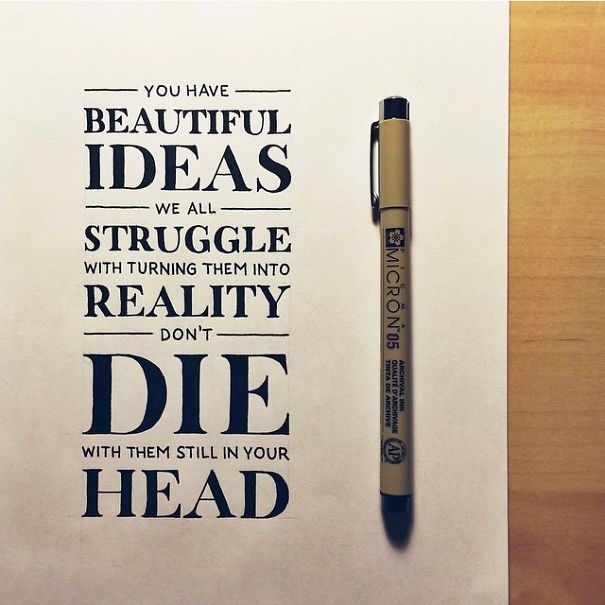 You have Beautiful ideas