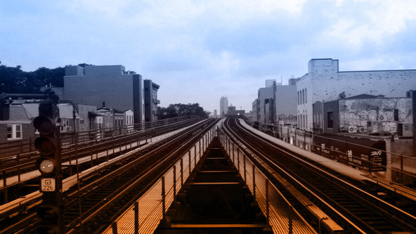 269710_830697453835_691812913_n #train #color #subway #queens #gradient #nyc #astoria