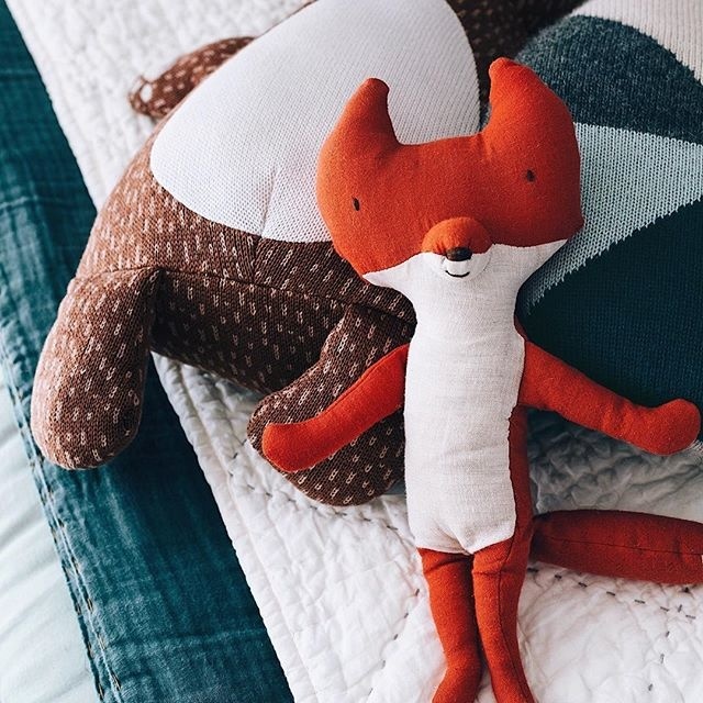 Allllllmost finished. I may share a sneak peak later this arvo if I get a spare minute 🦊💙🐻#colourpalette #details • Maileg Fox fr
