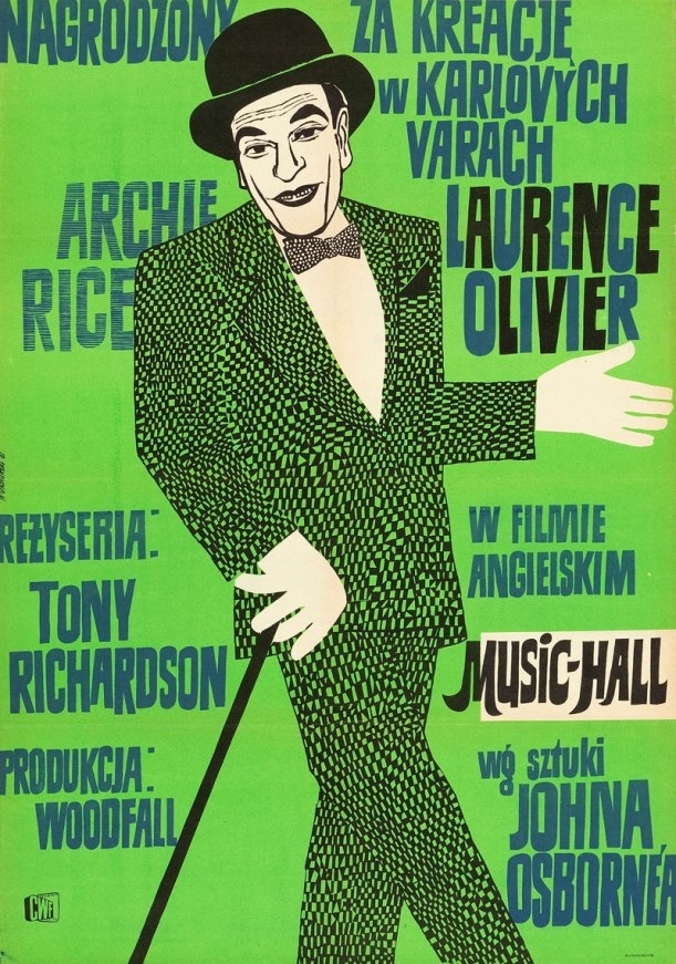 Poster for "The Entertainer" by Marian Stachurski