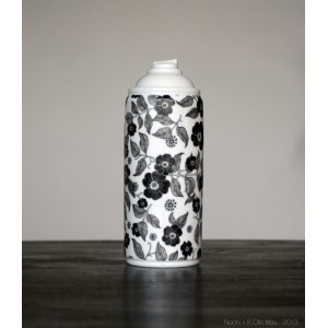 Spray Paint Porcelain by NooN #porcelain #spraypaint