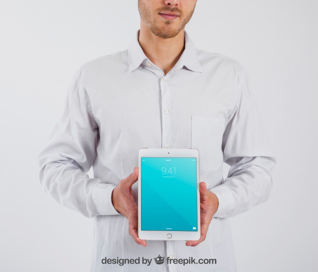 Smart businessman holding tablet Free Psd. See more inspiration related to Mockup, Business, People, Template, Light, Fashion, Man, Mobile, Presentation, 3d, Elegant, Business people, Corporate, Businessman, Mock up, Tablet, Company, Business man, Modern, Branding, App, Clean, Ipad, Psd, Mobile app, Display, Dark, Minimal, Professional, Smart, Application, Mockups, Up, Object, Holding, Realistic, Showcase, High resolution, Lcd, High, Mock, 3d mockup, Layered, Resolution, Minimalistic, Psd mockup and Realism on Freepik.