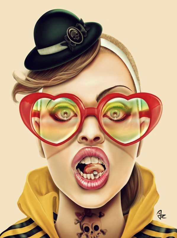 Tablet Digital Portraits by Giulio Rossi