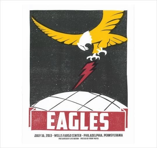 Print Mafia - Eagles Gig Poster #mafia #gig #print #the #poster #eagles