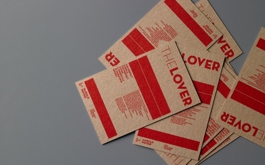 SI Special – Brogen Averill | September Industry #thelover #theatre #print #pinter #lover #harold