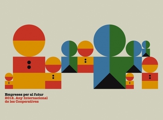 2012 International Year of Co operatives #design #graphic #illustration #poster #lamosca