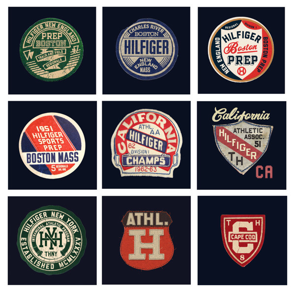 Glenn Wolk Badges For Tom Hilfiger