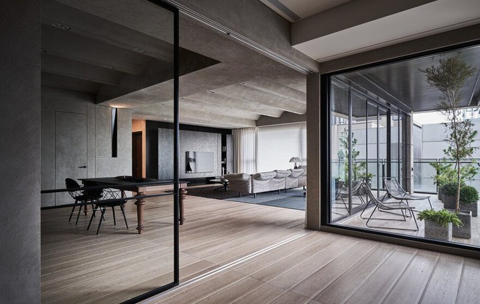 Stylish Open-Plan Apartment in Taipei by Peny Hsieh Interiors