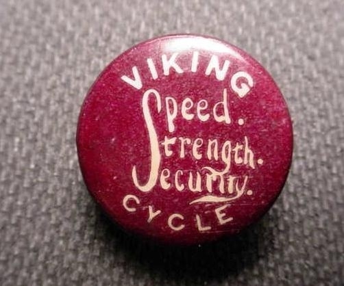 All sizes | Viking Cycle Button | Flickr - Photo Sharing! #badge #type #drawn #logo #hand