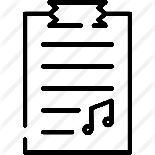 See more icon inspiration related to files and fodlers, files and folders, music and multimedia, music file, clipboard, musical note, audio, list, files, document, file, musical and music on Flaticon.