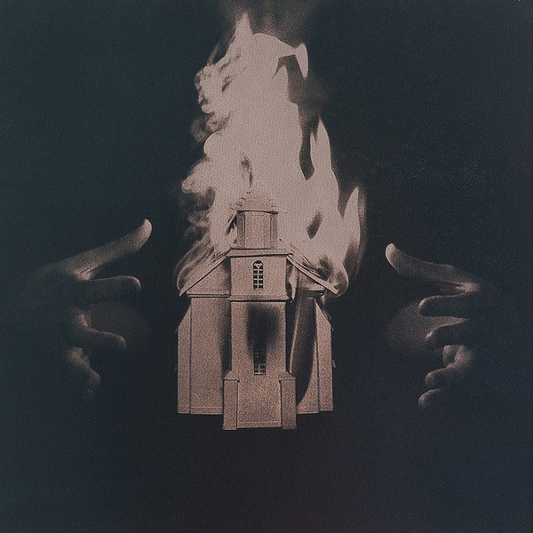 Anton Senkov, series of cyanotype illustrations for #flames #sin #sepia #burning #illustration #fire #hands #dark