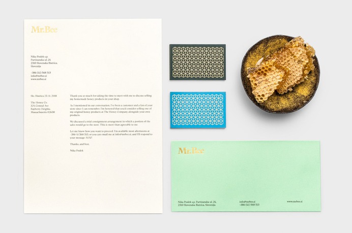 Mr.Bee - Mindsparkle Mag Mr.Bee branding project designed by Diano Kitanovski is a small family owned honey business located in the Styria region of northeast Slovenia. #logo #packaging #identity #branding #design #color #photography #graphic #design #gallery #blog #project #mindsparkle #mag #beautiful #portfolio #designer