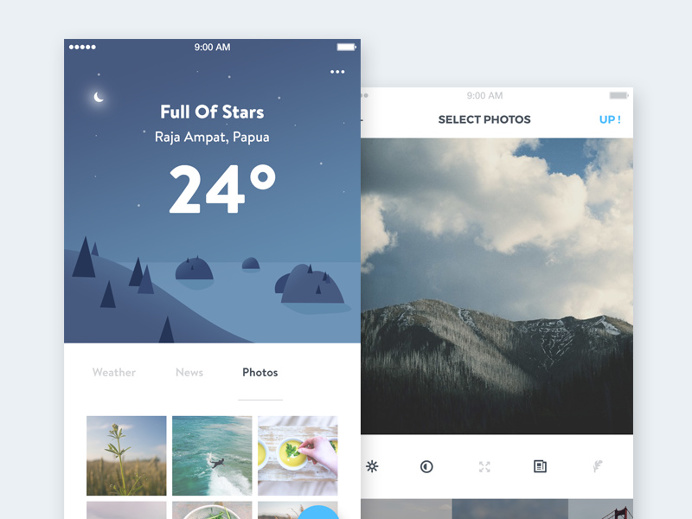 Weather #App Concept part 2 #ui