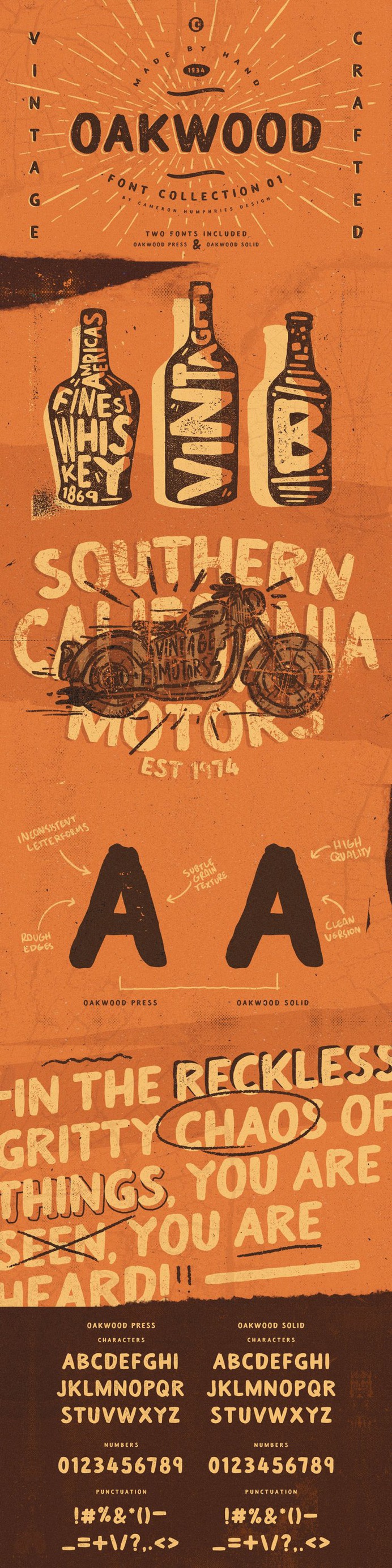 Oakwood Press Font
