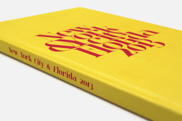 Photo book NYC — Florida on Behance #usa #america #pink #typography #design #graphic #yellow #travel #photography #holiday #york #nyc #new