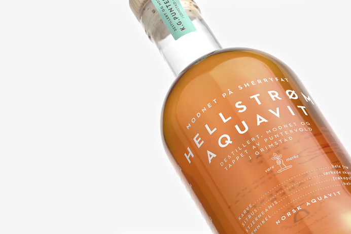 Hellstrøm Aquavit Packaging - Mindsparkle Mag