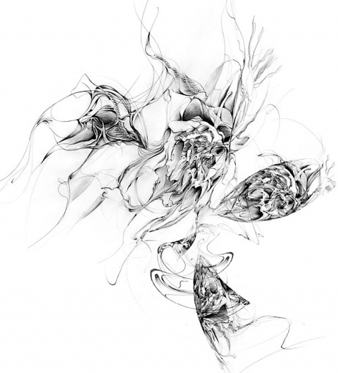 Étude Op. 1 No. 2 by Sougwen Chung #sougwen #illustration #chung