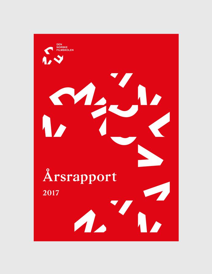 Visual identity and brochure cover designed by Oslo-based Neue for The Norwegian Film School