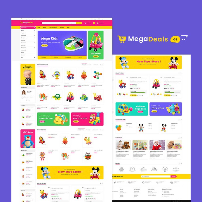 #Mega #Deals - #Opencart #MultiPurpose #Responsive #Theme | #TemplateTrip #eCommerce #Website #Design #Template